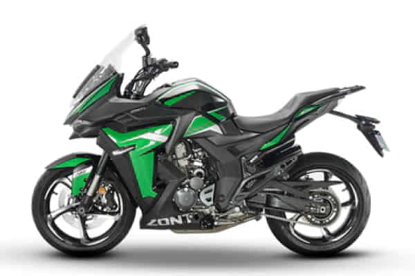 Zontes 350X in Black and Green
