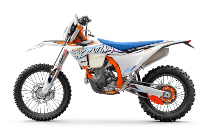 KTM 350 EXC-F SIX DAYS in Metallic White