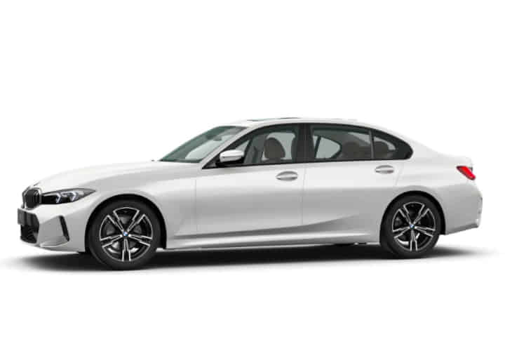 BMW 3 Series LWB in Mineral White Metallic