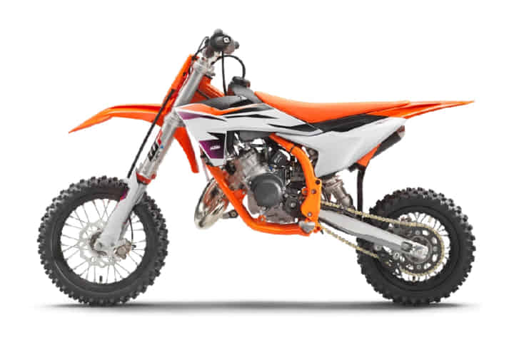 KTM 50 SX in Orange