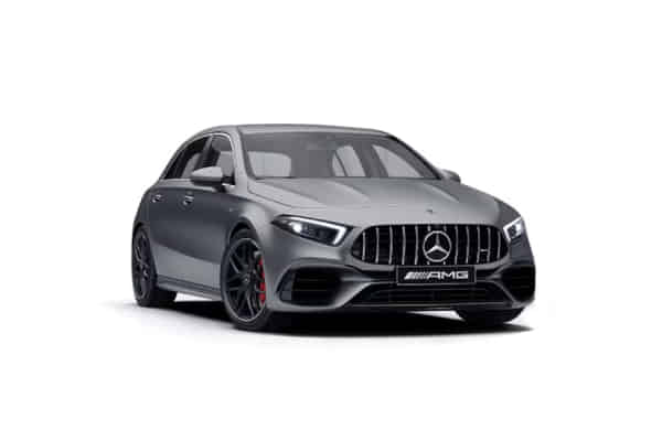 AMG A 45 S in Designo Mountain Grey Magno