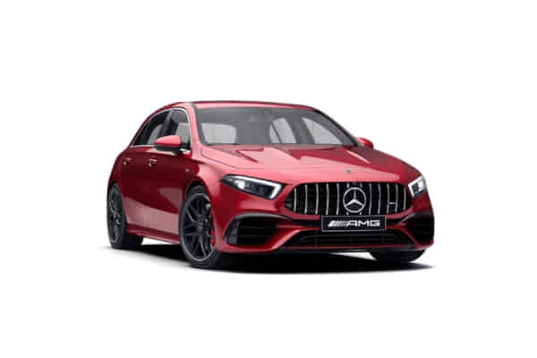 Mercedes-Benz AMG A 45 S in Designo Patagonia Red Metallic