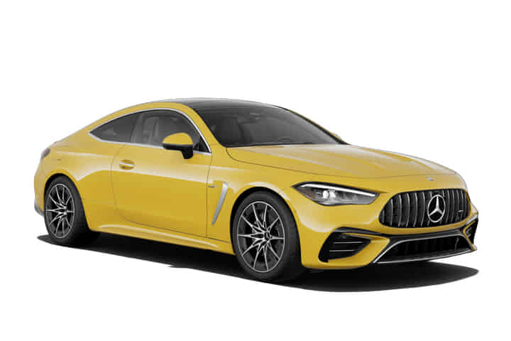 Mercedes-Benz AMG CLE 53 in Solid Sun Yellow
