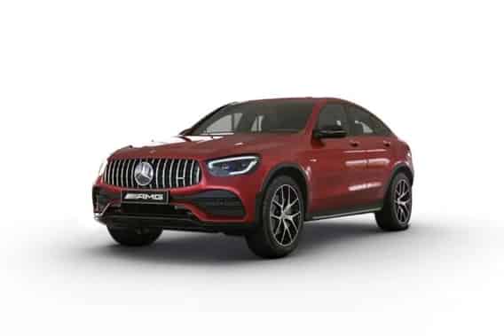 AMG GLC 43 (2021- 2025) in Designo Hyacinth Red
