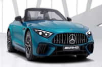 Mercedes-Benz AMG SL55 Roadster Hyper blue colour Cars Mercedes-Benz AMG SL55 Roadster Hyper blue colour Cars