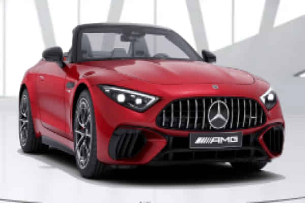 Mercedes-Benz AMG SL55 Roadster in MANUFAKTUR patagonia red bright