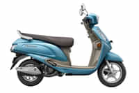 Suzuki Access 125 Pearl Mat Aqua Silver (Q2D) colour Scooters