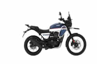 Yezdi Adventure Twin Head Light Ocean Blue colour Bikes