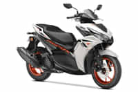 Yamaha Aerox 155 Ice Fluo Vermillion colour Scooters