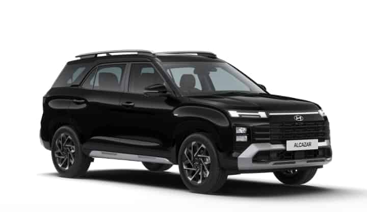 Hyundai Alcazar in Abyss Black Hyundai Alcazar in Abyss Black