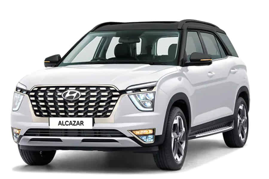 Alcazar 2021-2024 undefined in Polar white with phantom black roof