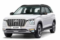 Hyundai Alcazar 2021-2024 Polar white with phantom black roof colour Cars