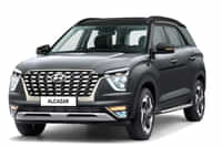 Hyundai Alcazar 2021-2024 Titan grey with phantom black roof colour Cars