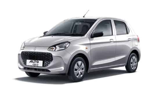 Alto K10 undefined in Metallic silky silver