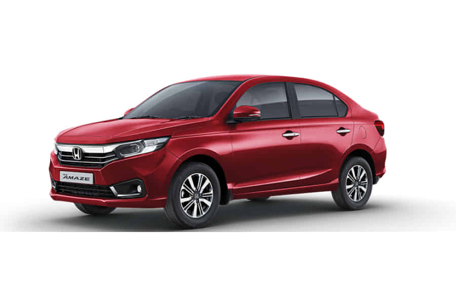 Honda Amaze 2nd Gen in Radiant Red Metallic