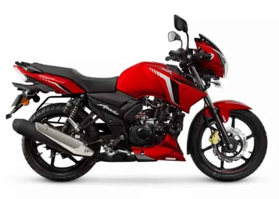 Apache RTR 160 2V 2020-2023 in Gloss Red