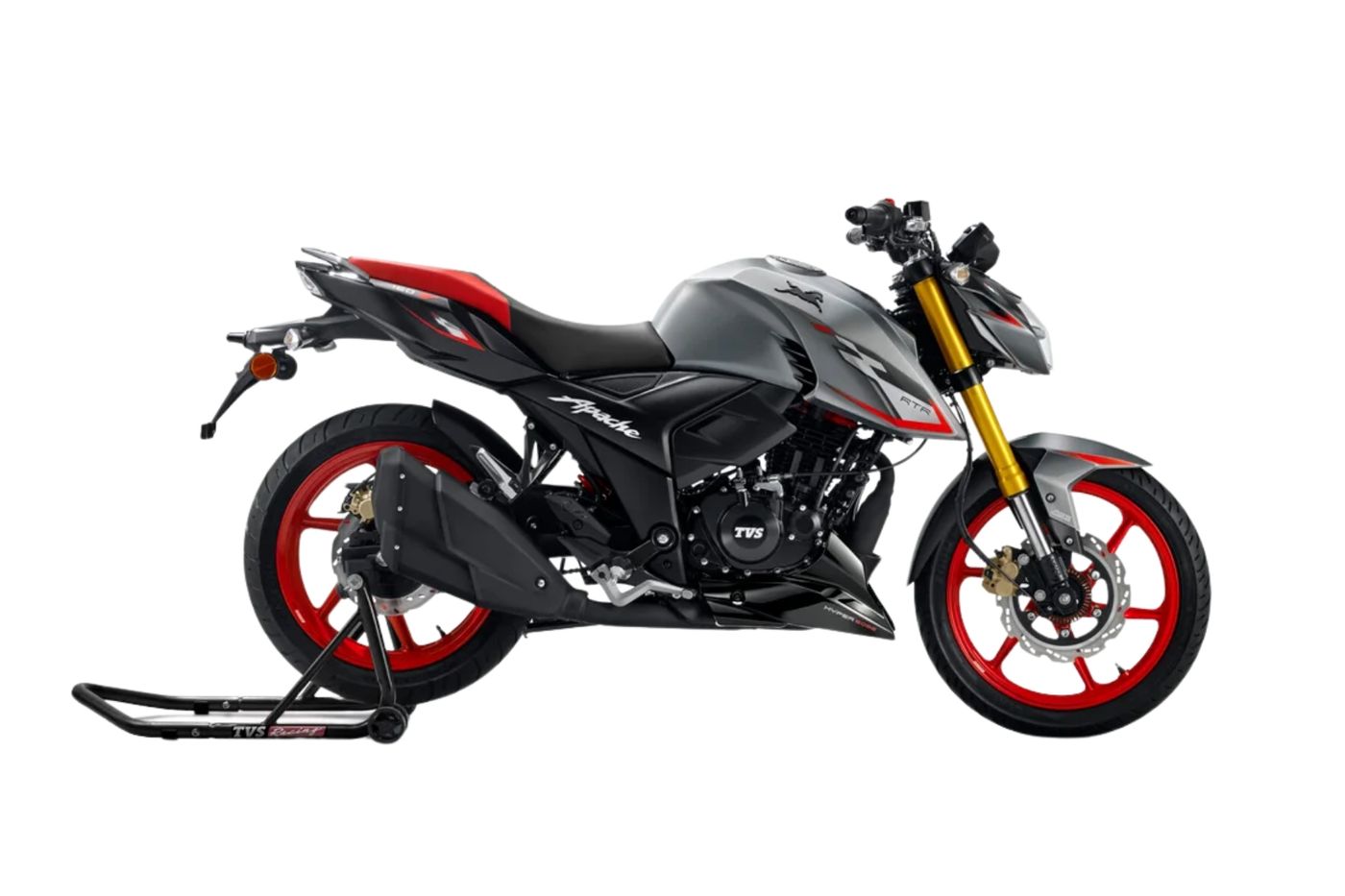 Apache RTR 160 4V in Granite Grey Apache RTR 160 4V in Granite Grey