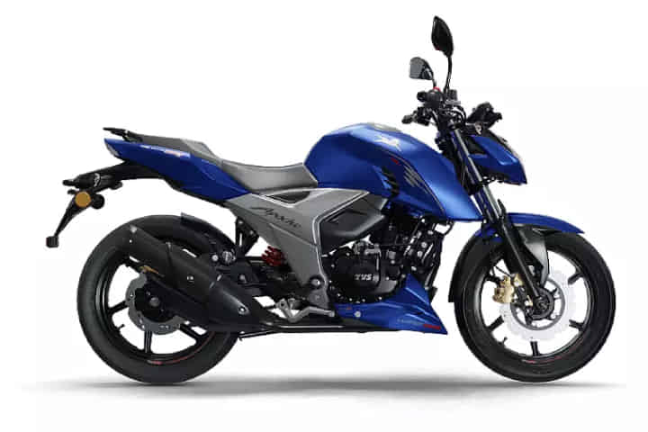 Apache RTR 160 4V in Metallic Blue