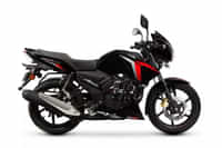 TVS Apache RTR 160 Gloss Black colour  TVS Apache RTR 160 Gloss Black colour
