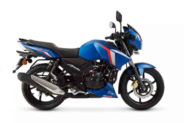 Apache RTR 160 undefined in Matte Blue Apache RTR 160 undefined in Matte Blue