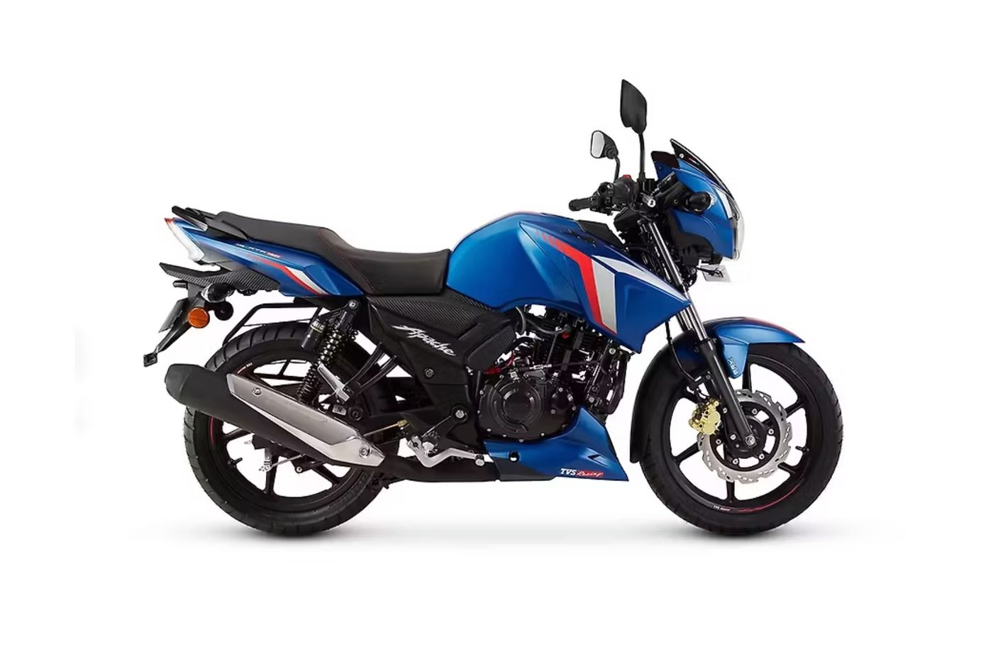 Apache RTR 160 in Matte Blue Apache RTR 160 in Matte Blue