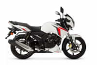 TVS Apache RTR 160 Pearl White colour  TVS Apache RTR 160 Pearl White colour