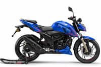 TVS Apache RTR 200 4V Matte Blue colour  TVS Apache RTR 200 4V Matte Blue colour