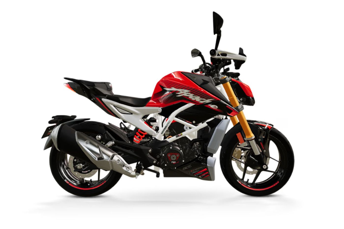 Apache RTR 310 in Fiery Red