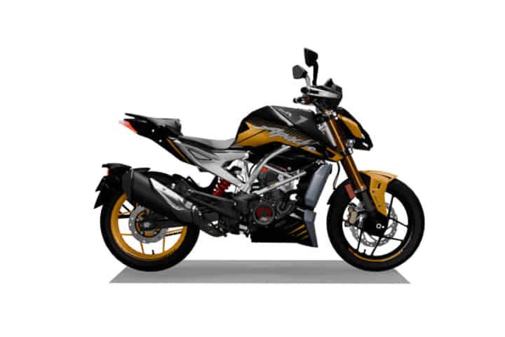 Apache RTR 310 in Fury Yellow Apache RTR 310 in Fury Yellow