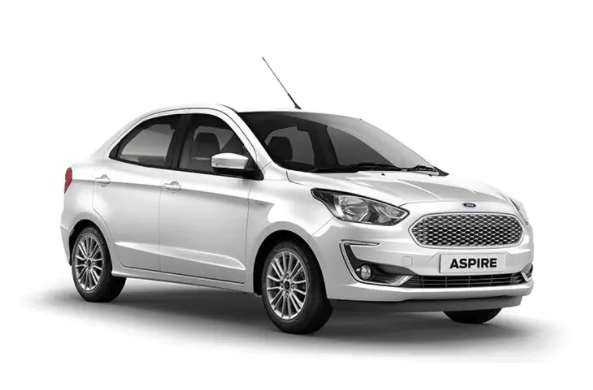 Ford Aspire in Diamond White Ford Aspire in Diamond White