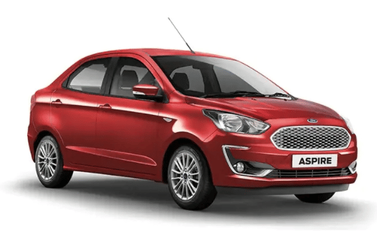 Ford Aspire in Ruby Red Ford Aspire in Ruby Red