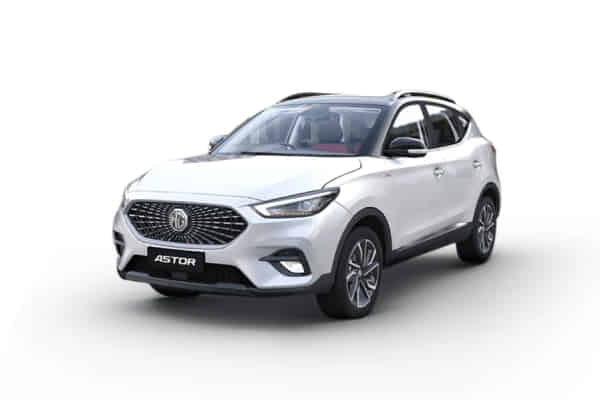 MG Astor 2021-2024 in White and black