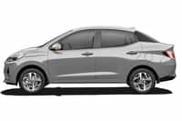 Hyundai Aura 2020-2023  Typhoon Silver colour Cars