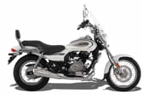 Bajaj Avenger Cruise 220 Moon White colour  Bajaj Avenger Cruise 220 Moon White colour