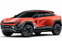 Mahindra BE 6  Formula E Orange colour 