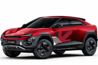 Mahindra BE 6 Formula E Red colour 