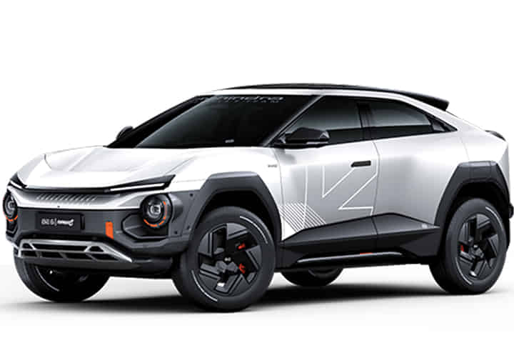 Mahindra BE 6 in Formula E White