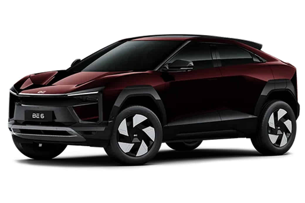 Mahindra BE 6 SPORTEQ in RUBY VELVET