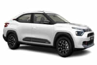 Citroen Basalt X Polar White with Perla Nera Black colour  Citroen Basalt X Polar White with Perla Nera Black colour