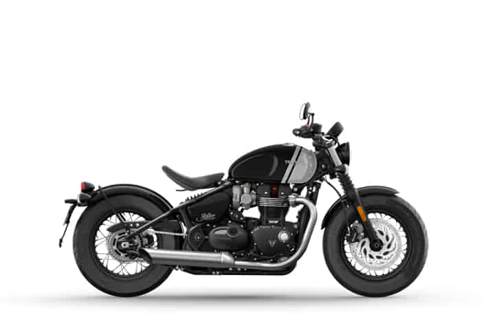 Bonneville Bobber in Jet Black / Ash Gray