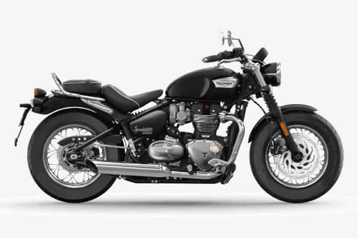 Triumph Bonneville Speedmaster in Jet Black Triumph Bonneville Speedmaster in Jet Black