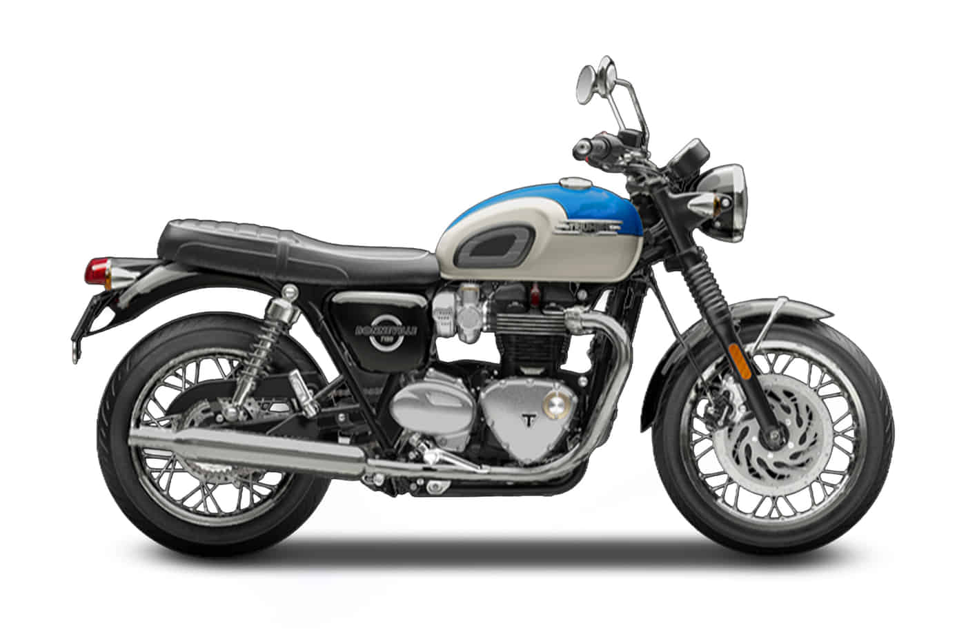 Bonneville T120 in Aegean Blue Bonneville T120 in Aegean Blue