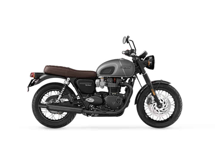 Triumph Bonneville T120 in Graphite / Matt Graphite