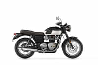 Triumph Bonneville T120 Jet Black / Fusion White colour  Triumph Bonneville T120 Jet Black / Fusion White colour