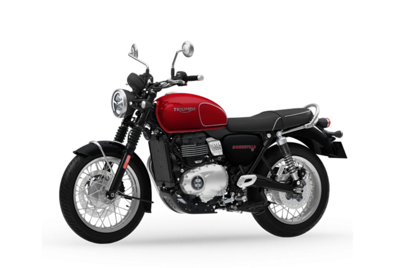 Bonneville T4 in Carnival Red
