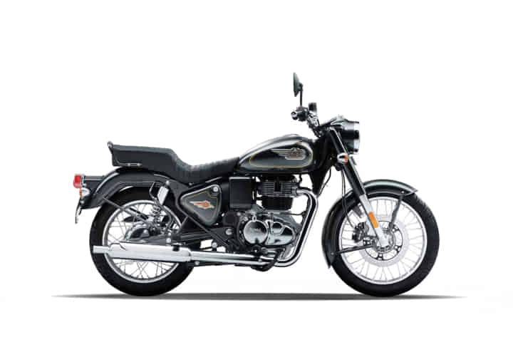 Bullet 350 in Battalion black