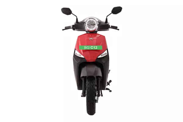 BGauss C12 in Red Black