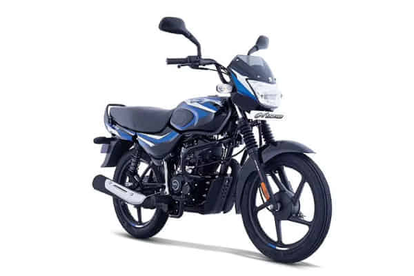 Bajaj CT 100 2004-2022 in Gloss Ebony Black Wth Blue Decals Bajaj CT 100 2004-2022 in Gloss Ebony Black Wth Blue Decals