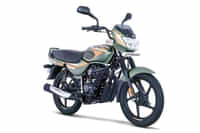 Bajaj CT 100 2004-2022 Matte Olive Green With Yellow Decals colour Bajaj CT 100 2004-2022 Matte Olive Green With Yellow Decals colour