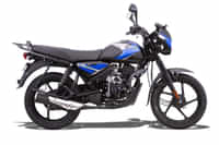 Bajaj CT 110X BS6 Ebony Black - Blue colour 